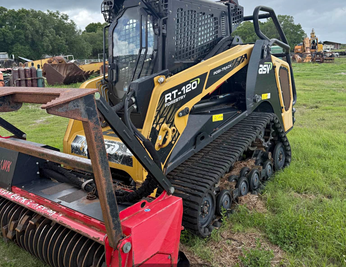 ASV R120FT With Blackhawk Fecon Mulcher For Rent